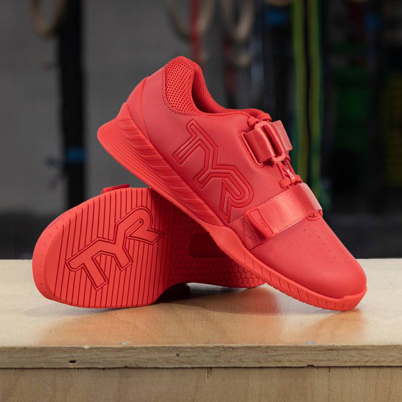 Weightlifting Shoes TYR L-1 Lifter - red