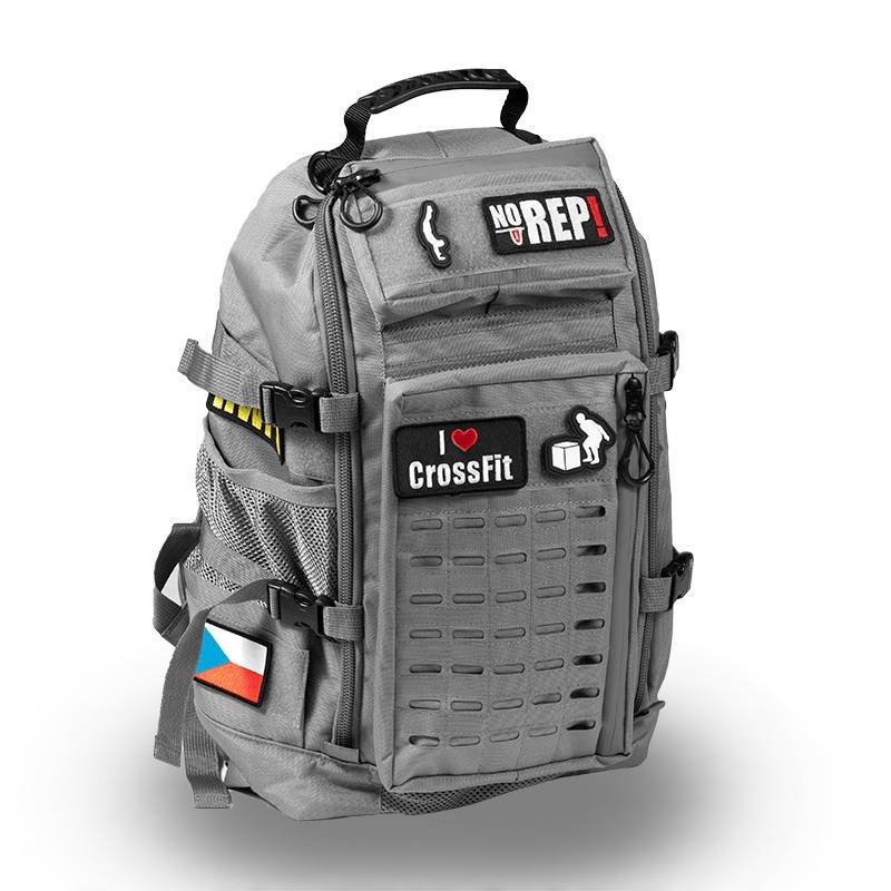 Fitness bag WORKOUT - 30 l - grey ČČK