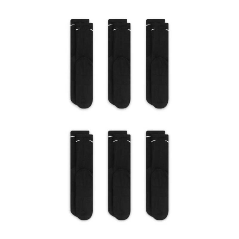 Socks Nike Everyday Plus Cushioned BLACK/WHITE (6 pack)