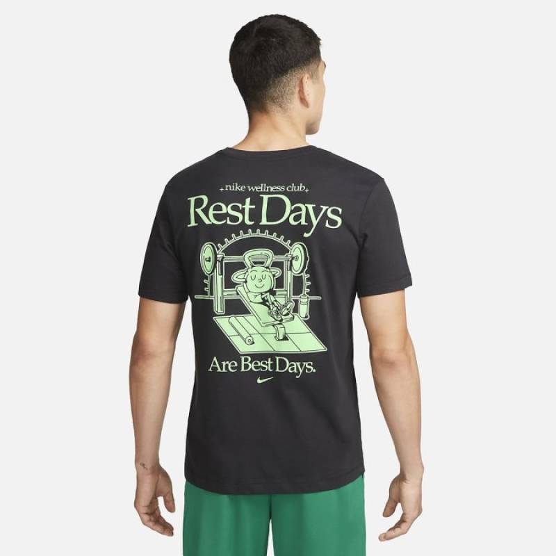 Man T-Shirt Nike Wellness club - black