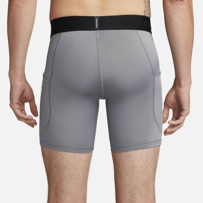 Man fitness Shorts Nike Pro grau