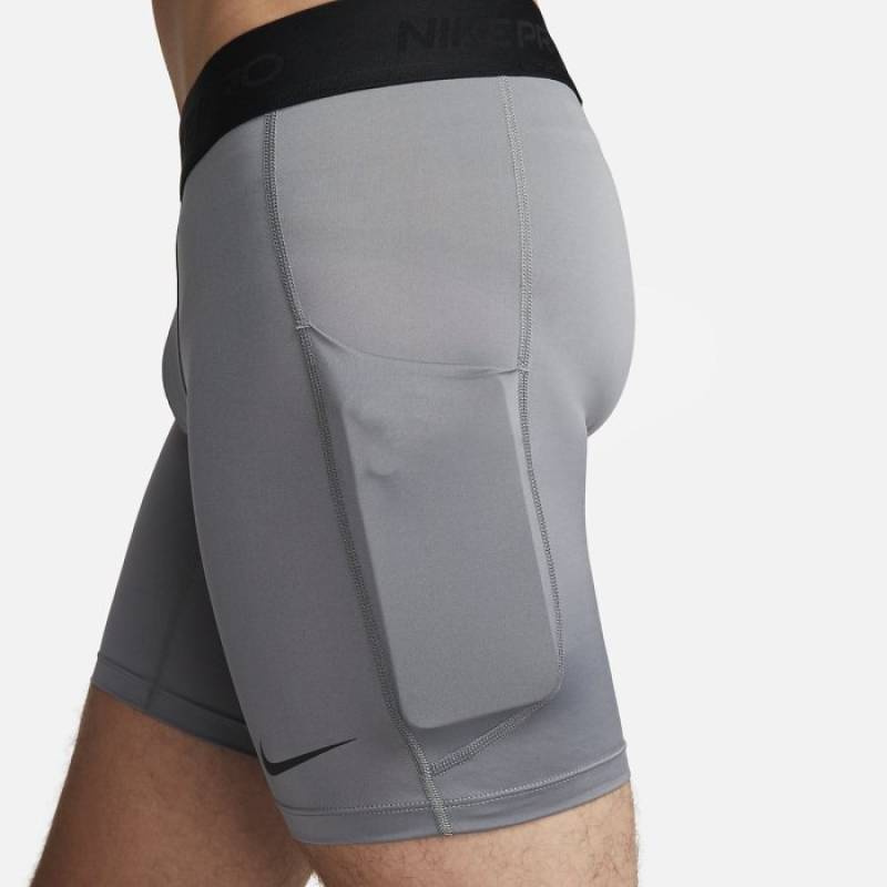 Man fitness Shorts Nike Pro grau