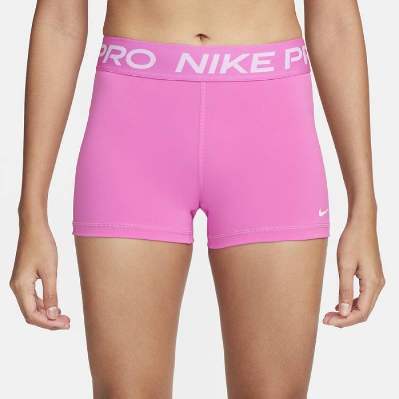 Damen funktional Shorts Nike Pro - rosa