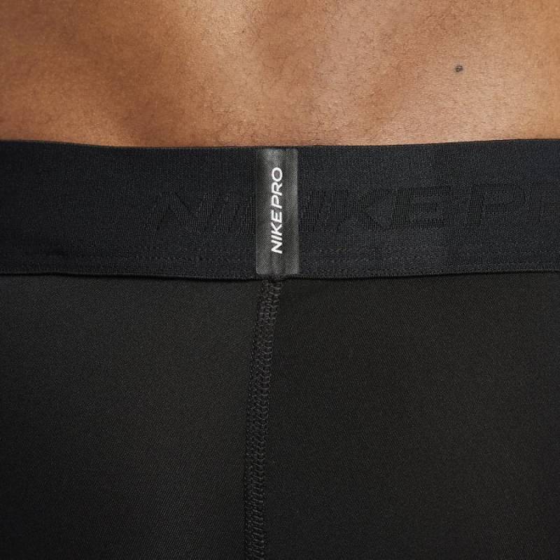 Man lange fitness Shorts Nike Pro schwarz