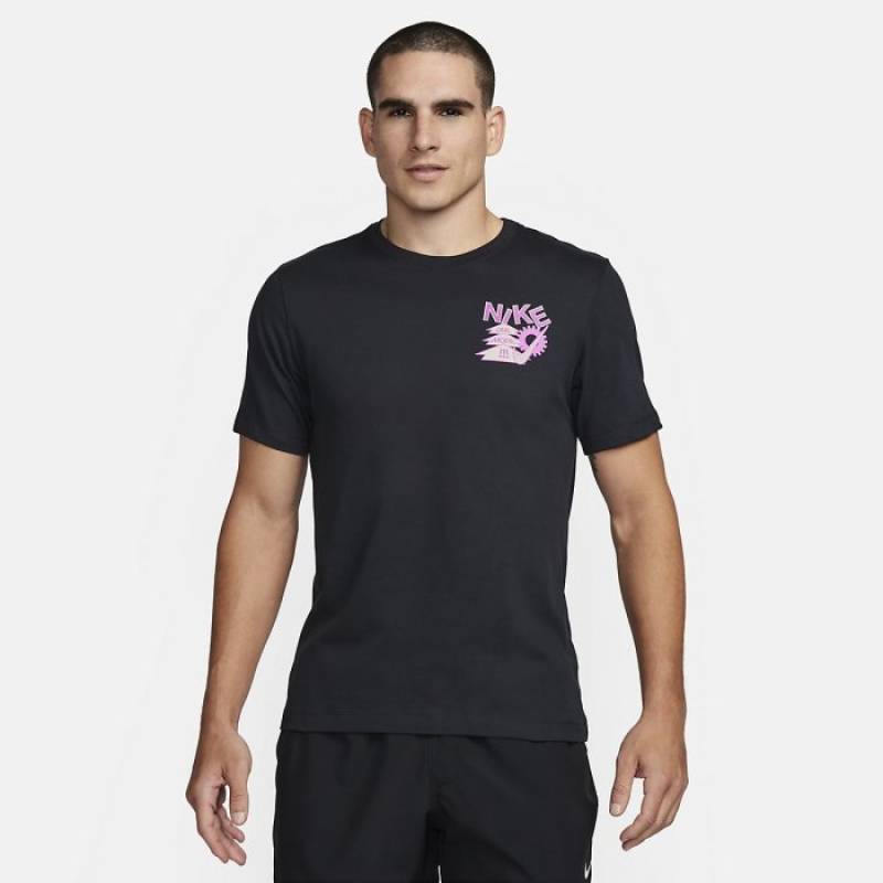 Man T-Shirt Nike One more - black