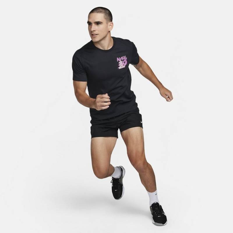 Man T-Shirt Nike One more - black