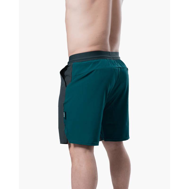 Mens stretch shorts ELEIKO - strong blue