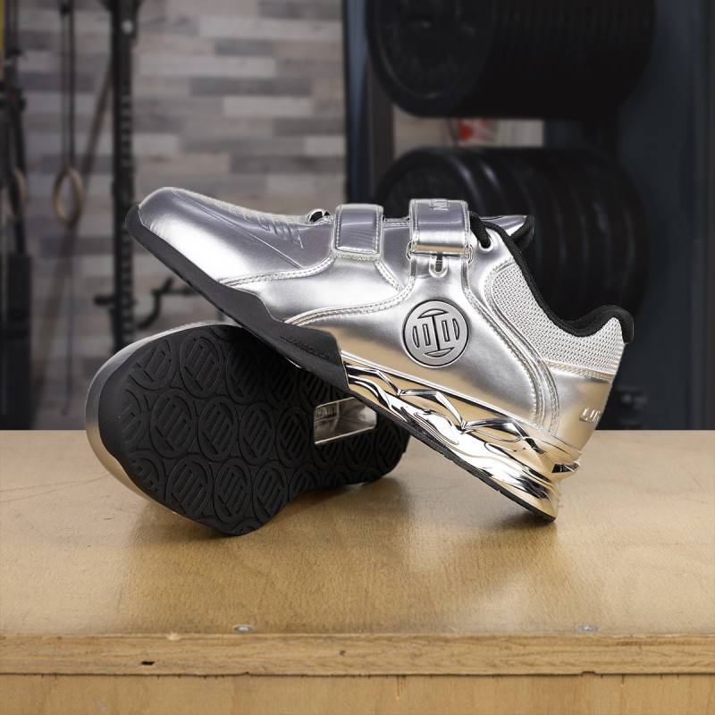 Boty na vzpírání LUXIAOJUN Professional - stříbrné