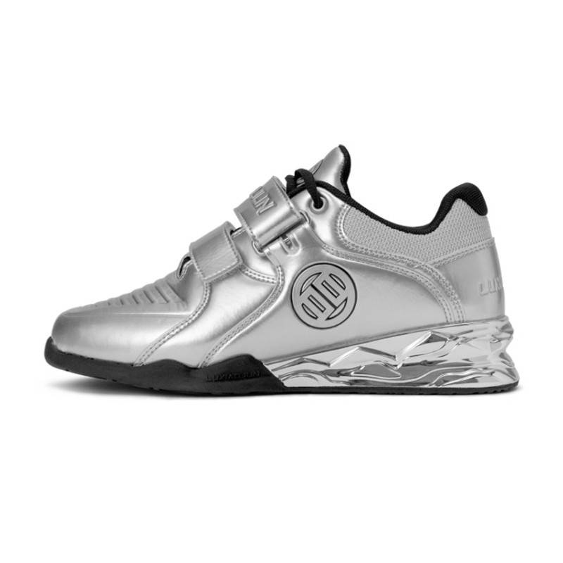 Boty na vzpírání LUXIAOJUN Professional - stříbrné