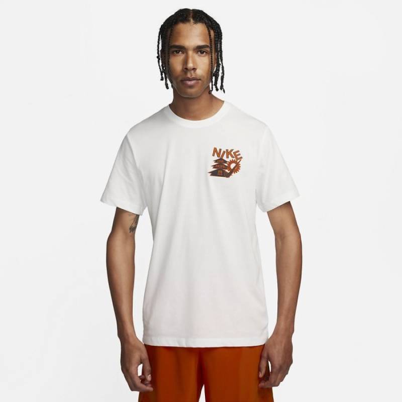 Man T-Shirt Nike One more - white