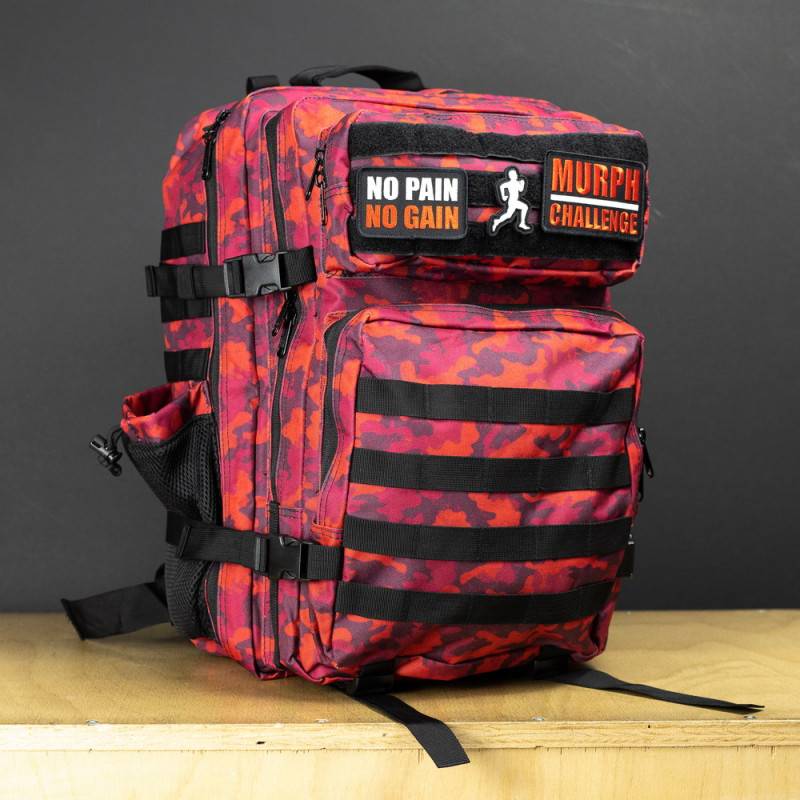 Fitness batoh WORKOUT Limitovaná edice červené camo