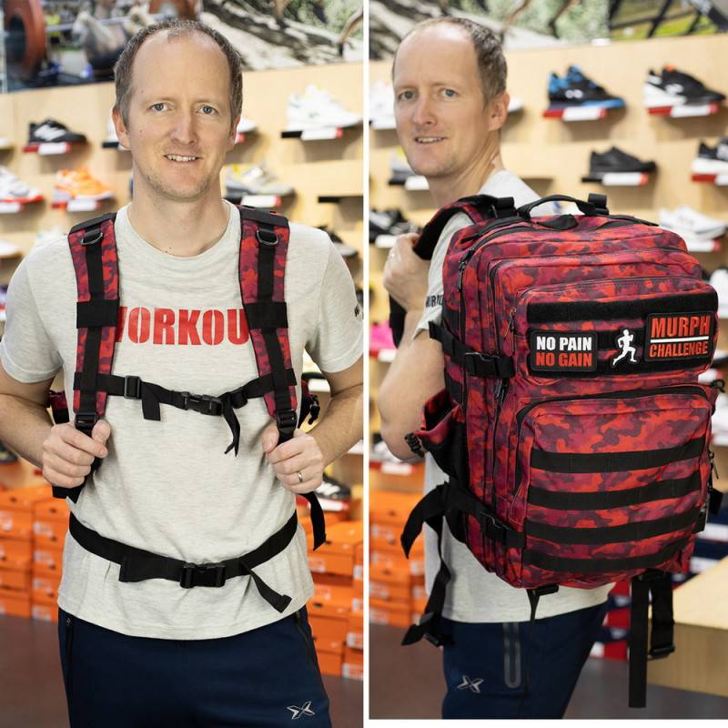 Fitness bag WORKOUT Limitovaná edice red camo