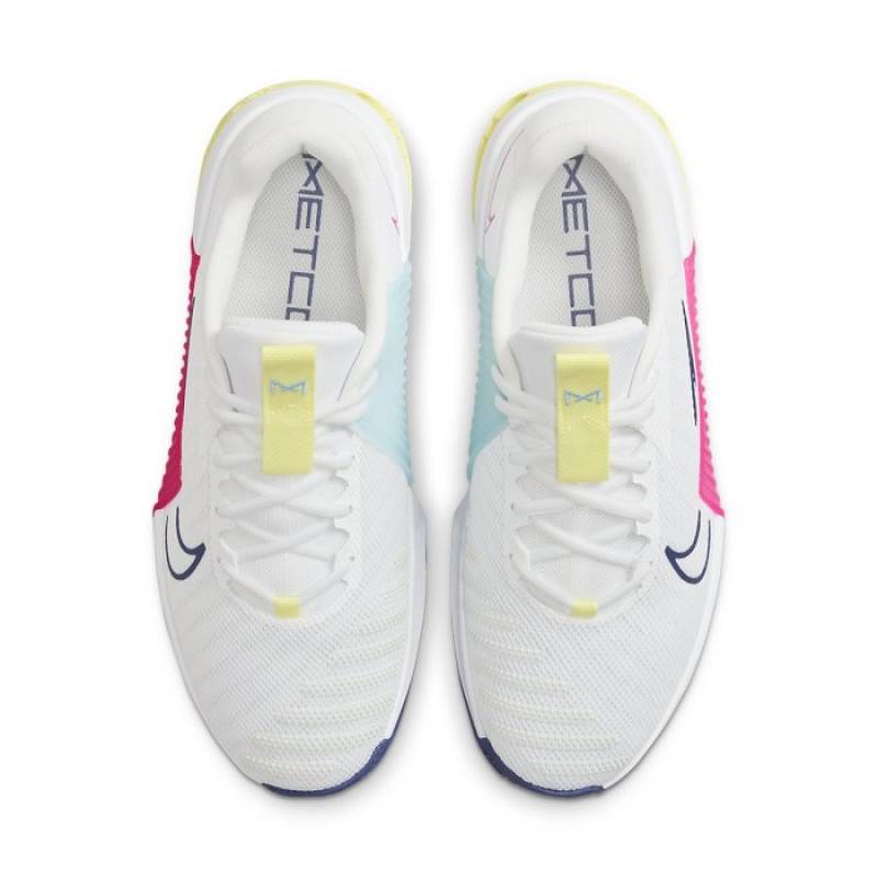 Pánské boty na CrossFit Nike Metcon 9 - WHITE/WHITE-DEEP ROYAL BLUE-FIERCE PINK
