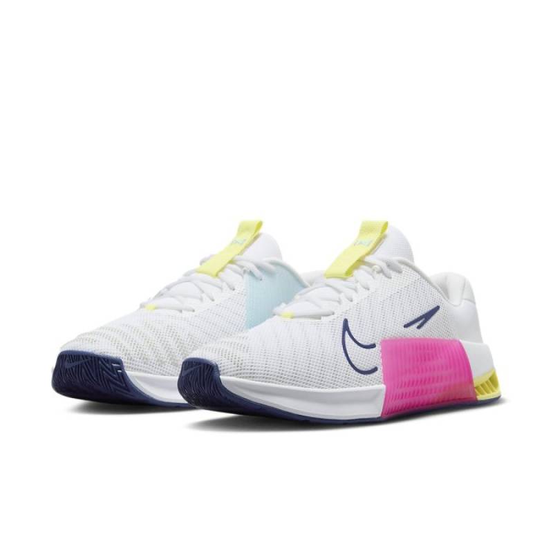 Pánské boty na CrossFit Nike Metcon 9 - WHITE/WHITE-DEEP ROYAL BLUE-FIERCE PINK