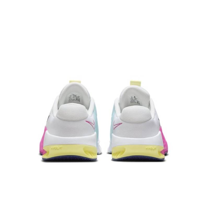 Man Shoes for CrossFit Nike Metcon 9 - WHITE/WHITE-DEEP ROYAL BLUE-FIERCE PINK
