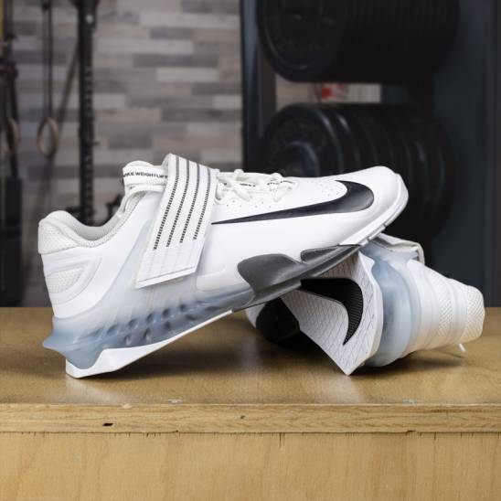 Nike vzpěračské Savaleos - White/Black-Iron Grey
