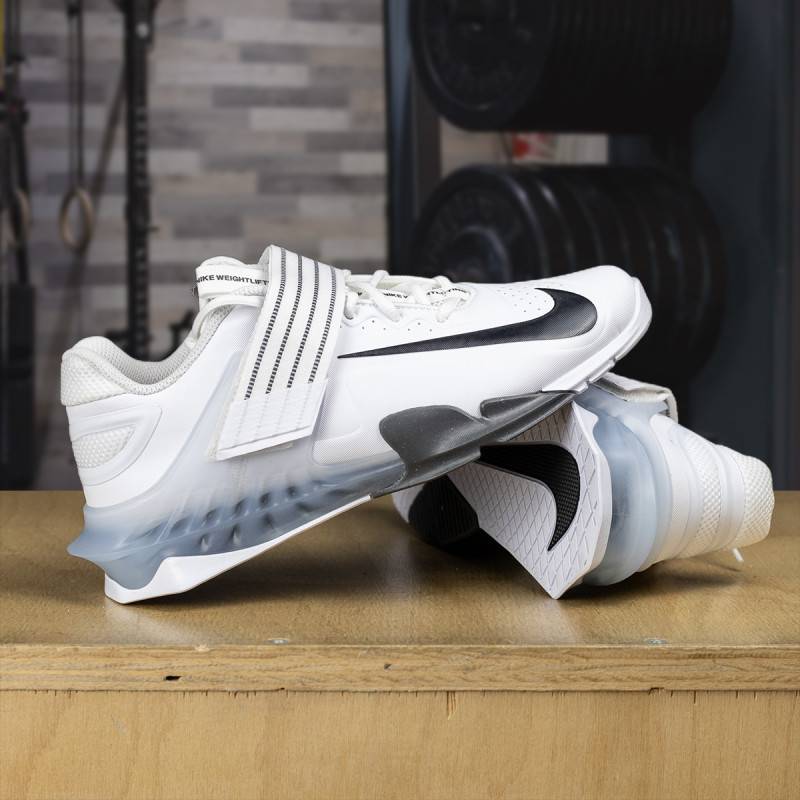 Weightlifting Shoes Nike Savaleos - White/Black-Iron Grey