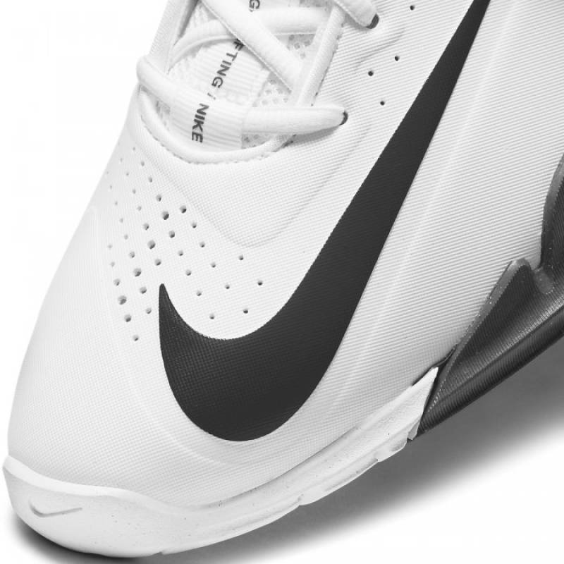 Vzpěračské boty Nike Savaleos - White/Black-Iron Grey