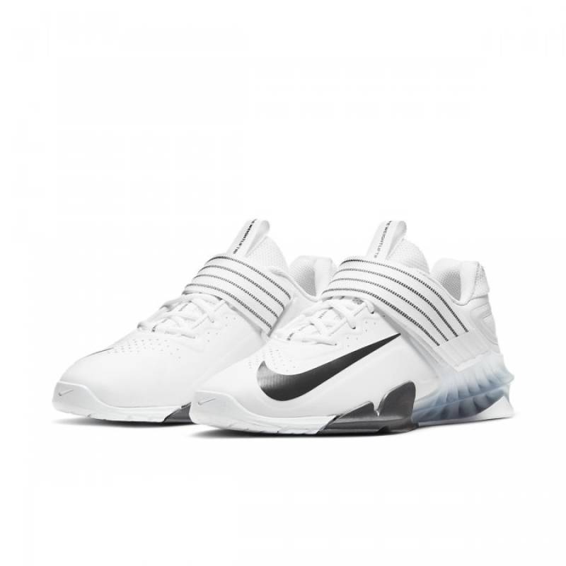 Vzpěračské boty Nike Savaleos - White/Black-Iron Grey
