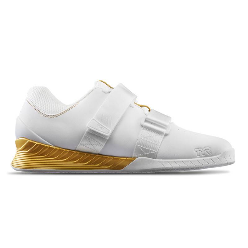 Weightlifting shoes Squat University TYR L-1 Lifter - white/gold