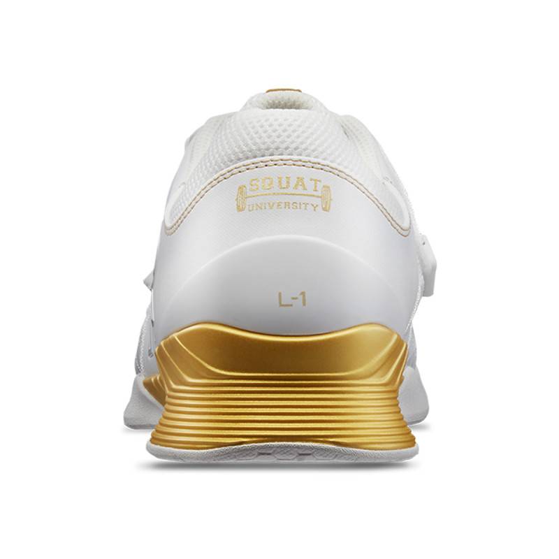 Weightlifting shoes Squat University TYR L-1 Lifter - white/gold