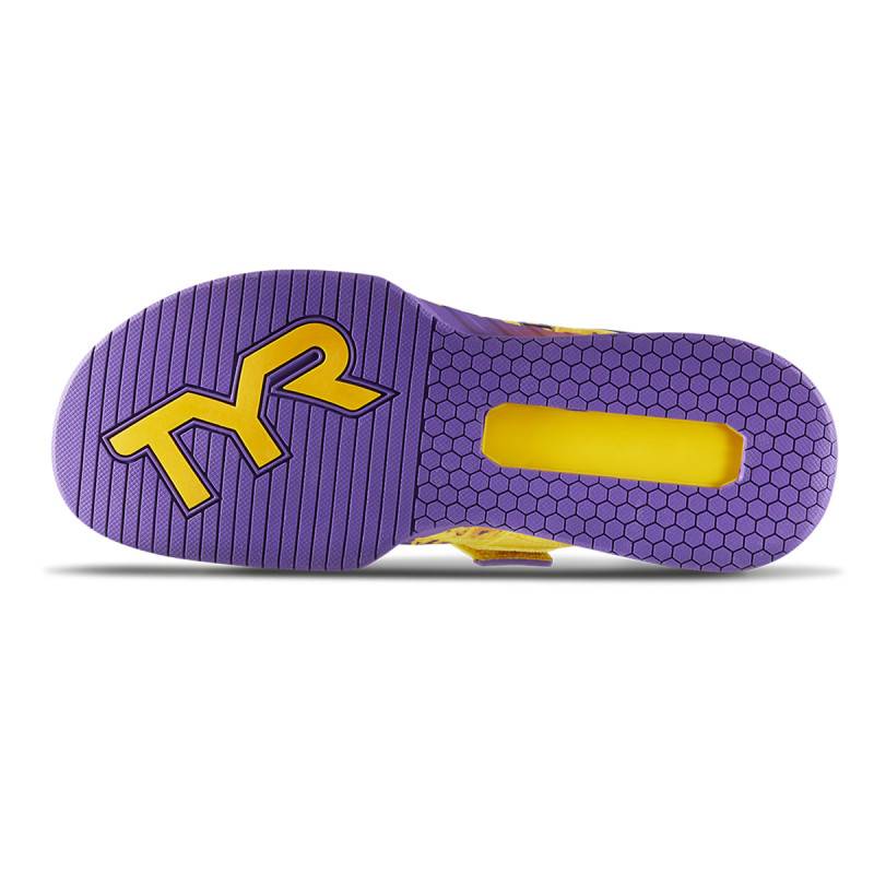 Weightlifting Shoes TYR L-1 Lifter - yellow purple