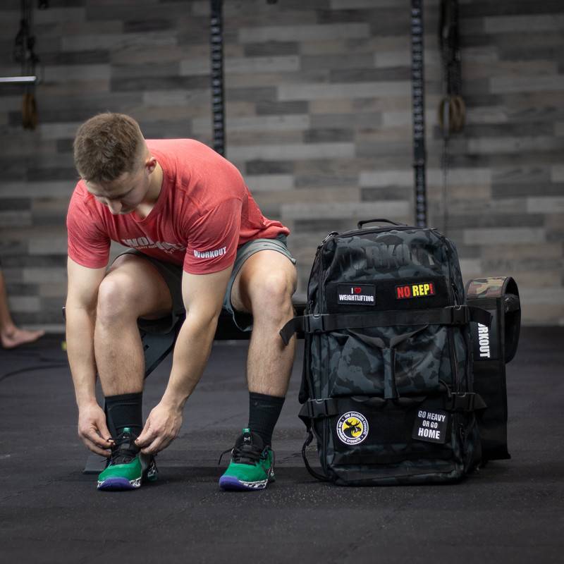 Batoh-taška přes rameno WORKOUT 2.0 - camo