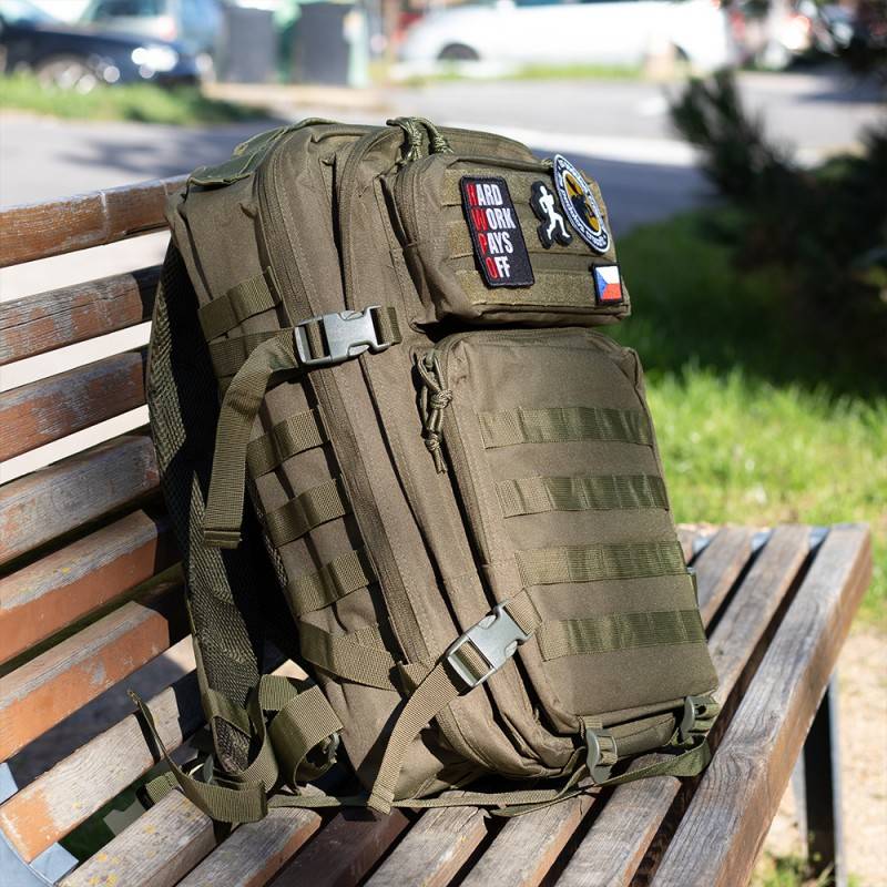 Fitness backpack WORKOUT - green