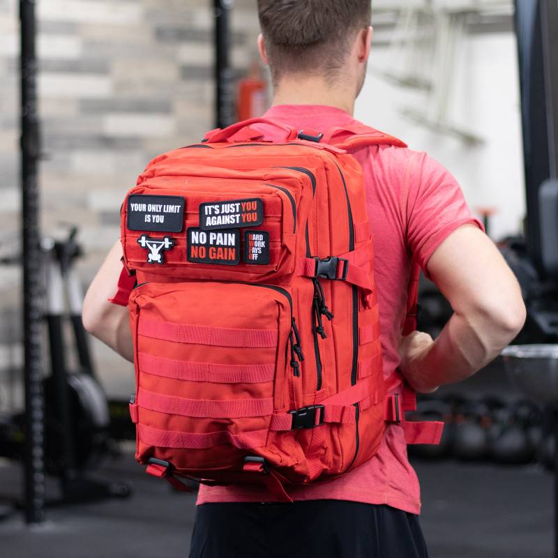 Fitness backpack WORKOUT - red
