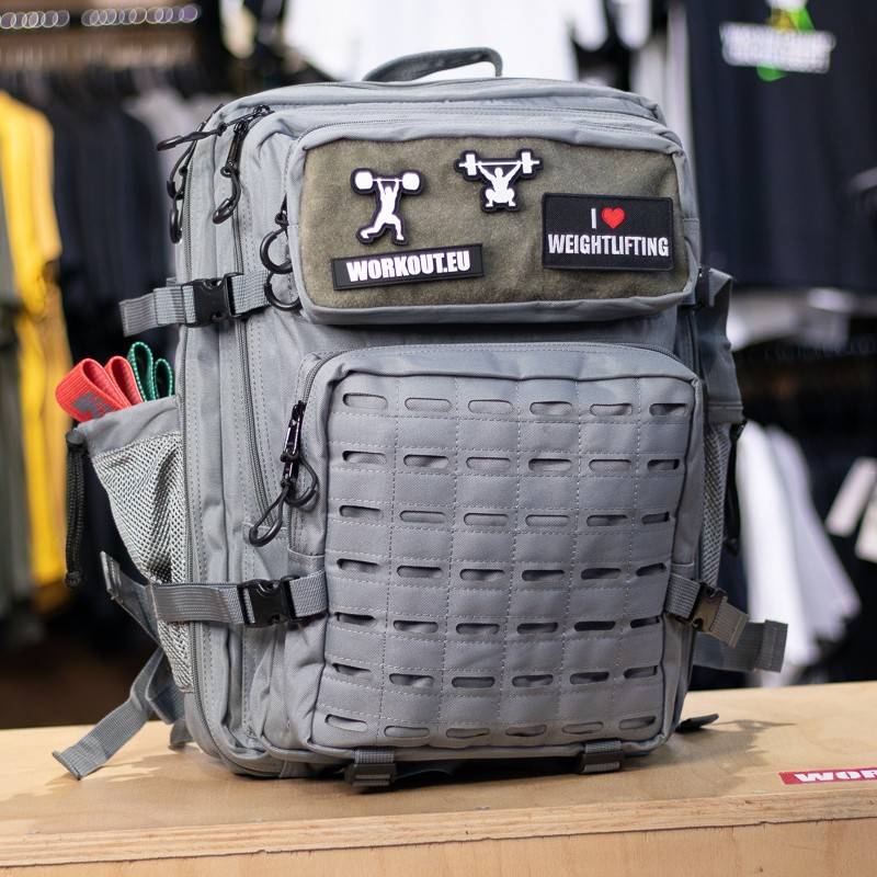 Fitness batoh WORKOUT Pro - 40 l - šedivý