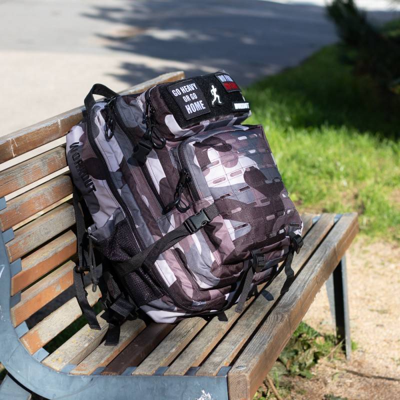 Fitness Backpack WORKOUT Pro - 40 l - grey camo