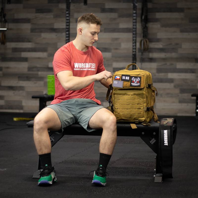 Fitness backpack WORKOUT Pro - 25 l - khaki