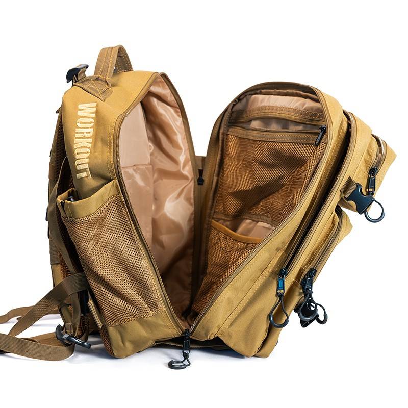 Fitness backpack WORKOUT Pro - 25 l - khaki