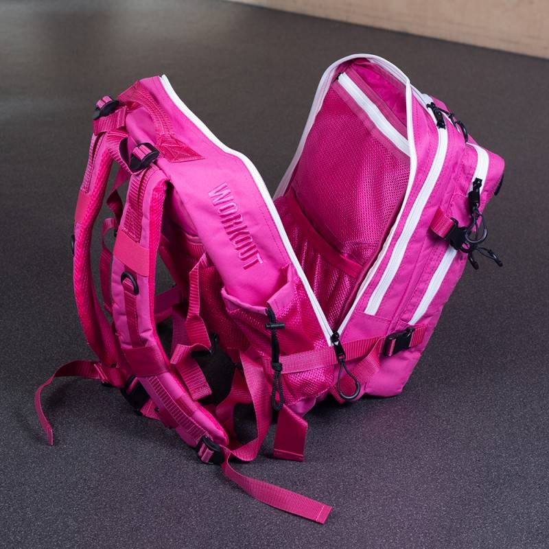Fitness backpack WORKOUT Pro - 25 l - pink