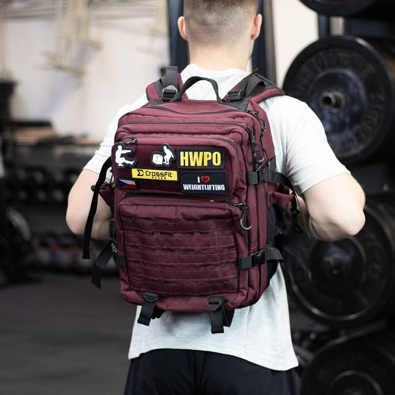Fitness batoh WORKOUT Pro - 25 l - vínový