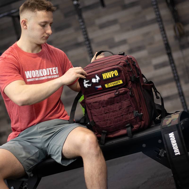 Fitness batoh WORKOUT Pro - 25 l - vínový
