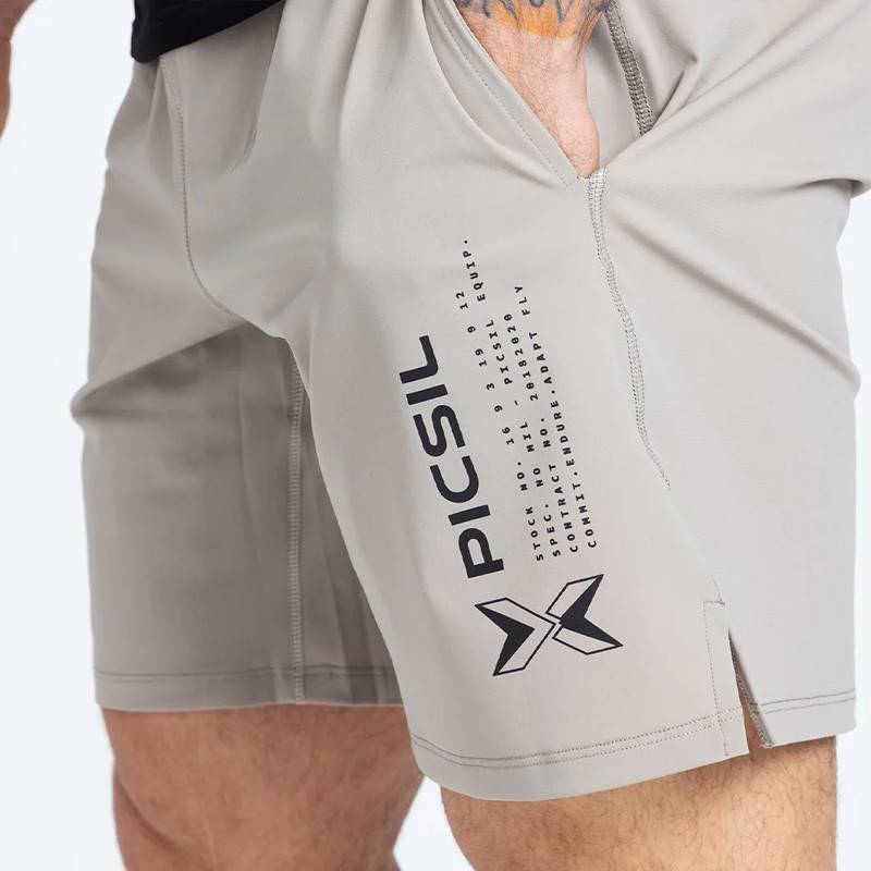 Mens Picsil Premium Shorts - light grey