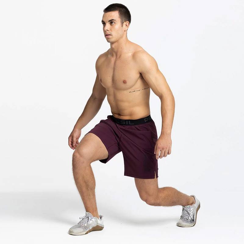 Pánské šortky Picsil Premium - Burgundy