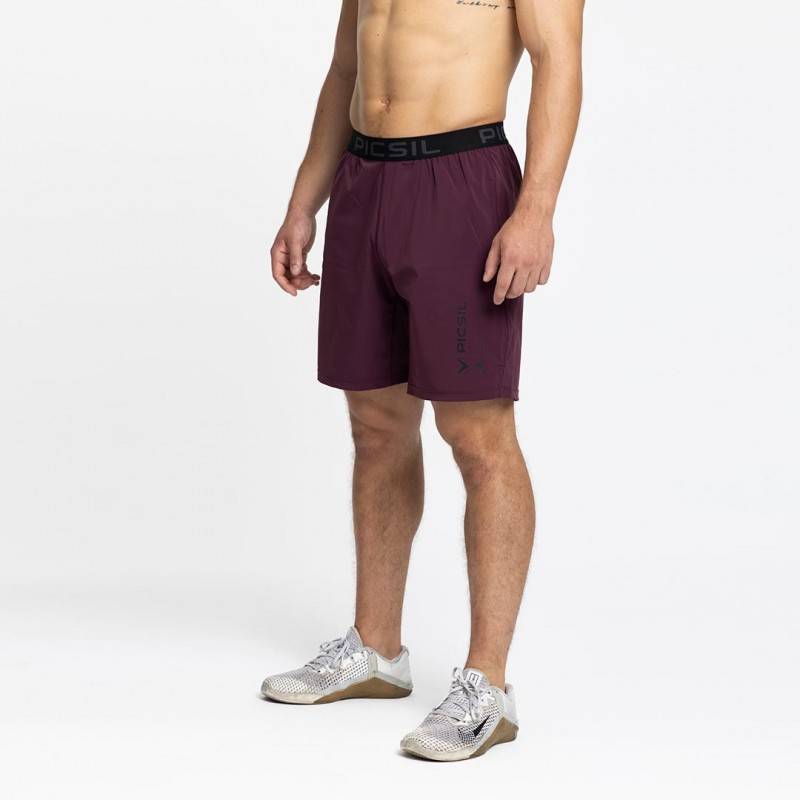 Man Shorts Picsil Premium - Burgundy