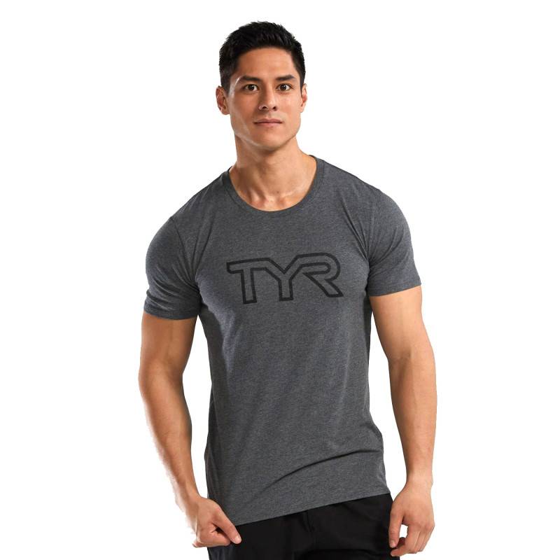Pánské tričko TYR Ultrasoft Lightweight Tri Blend Tech Tee