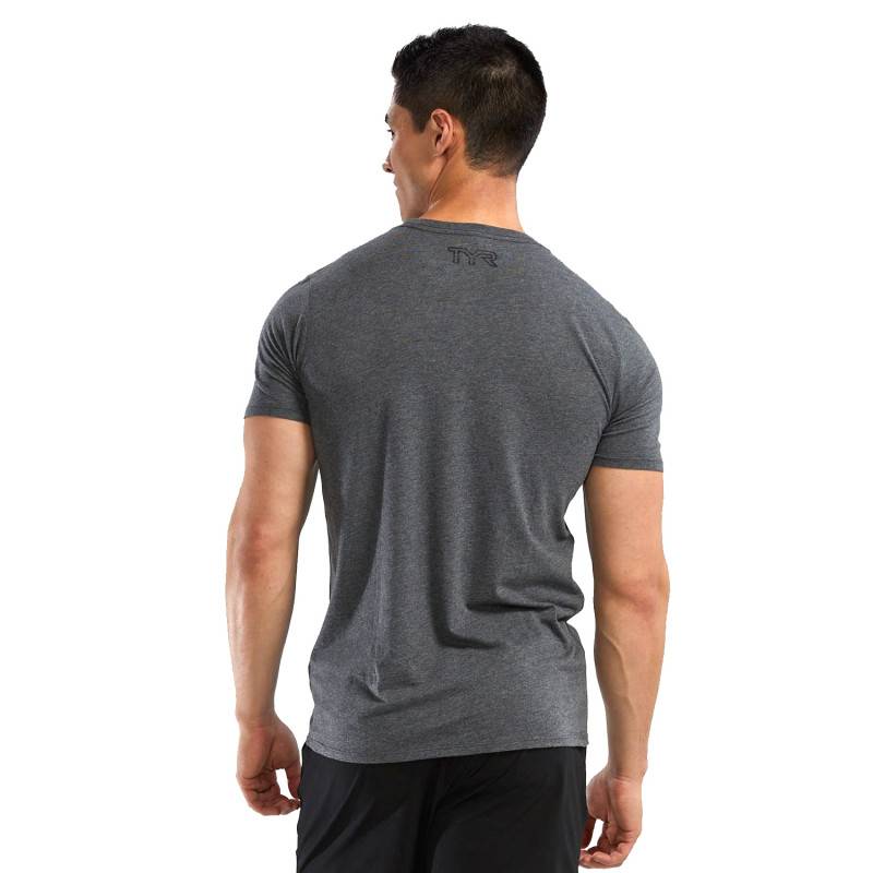 Pánské tričko TYR Ultrasoft Lightweight Tri Blend Tech Tee