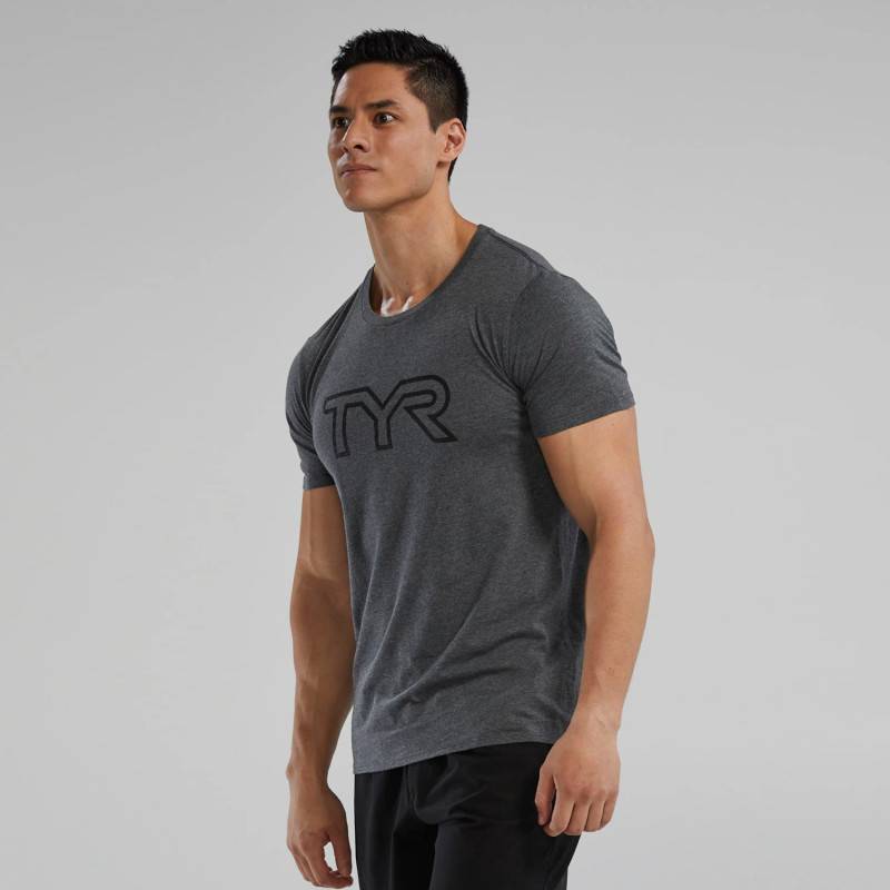 Pánské tričko TYR Ultrasoft Lightweight Tri Blend Tech Tee