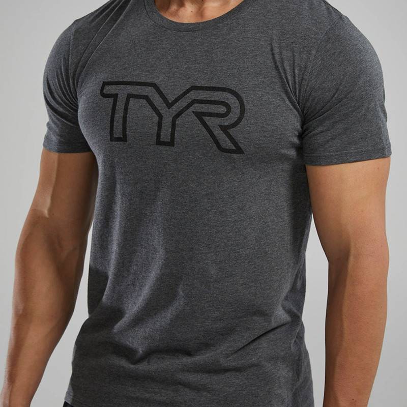 Pánské tričko TYR Ultrasoft Lightweight Tri Blend Tech Tee