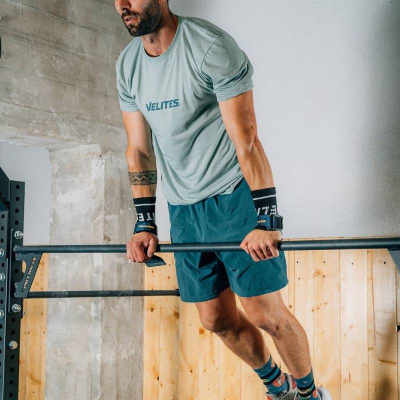 Mozolníky Velites Quad Ultra Hand No Chalk - tmavě zeleno-modrá