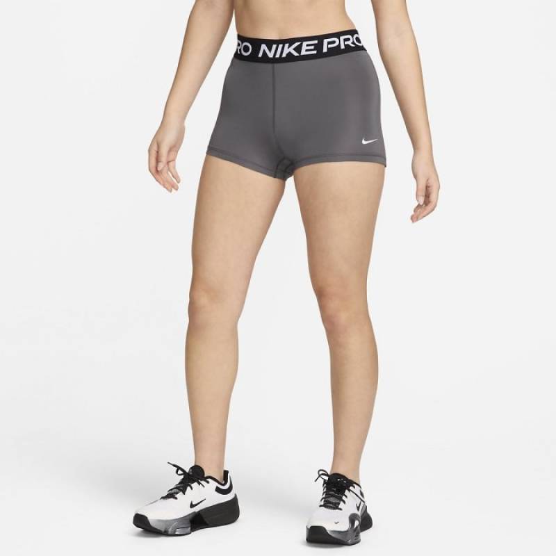 Womens Nike Pro Functional Shorts - Grey/Black