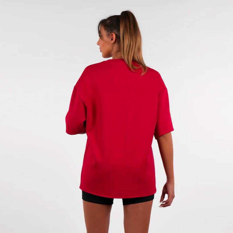 Unisex tričko CrossFit Schlumpf übergroßen Northern Spirit roten Alarm