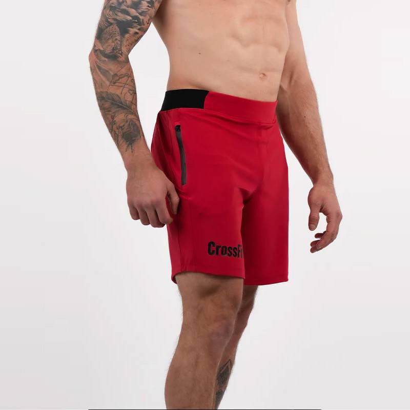 Herren CrossFit Shorts Northern Spirit Ritter 7 rot