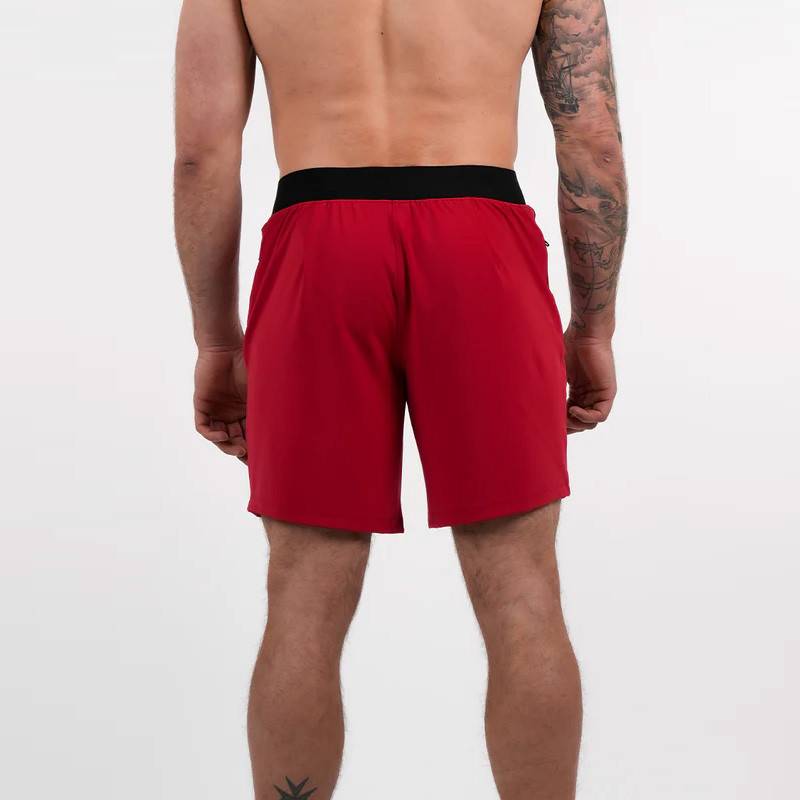 Herren CrossFit Shorts Northern Spirit Ritter 7 rot