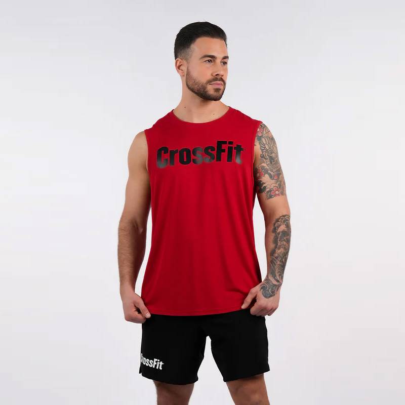 Pánské tílko CrossFit Rider červený