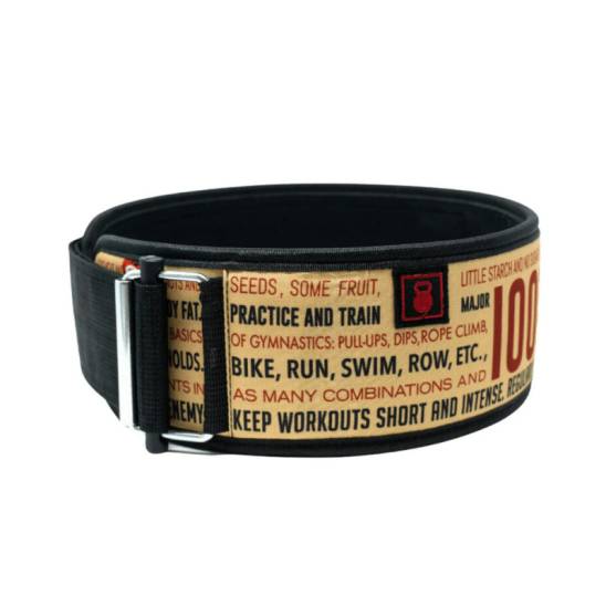 2POOD Vzpěračský opasek - 100 Words 4 Weightlifting Belt